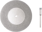 60mm Diamond Coated Cutting Wheels with 3mm Mandrels for Rotary Tool