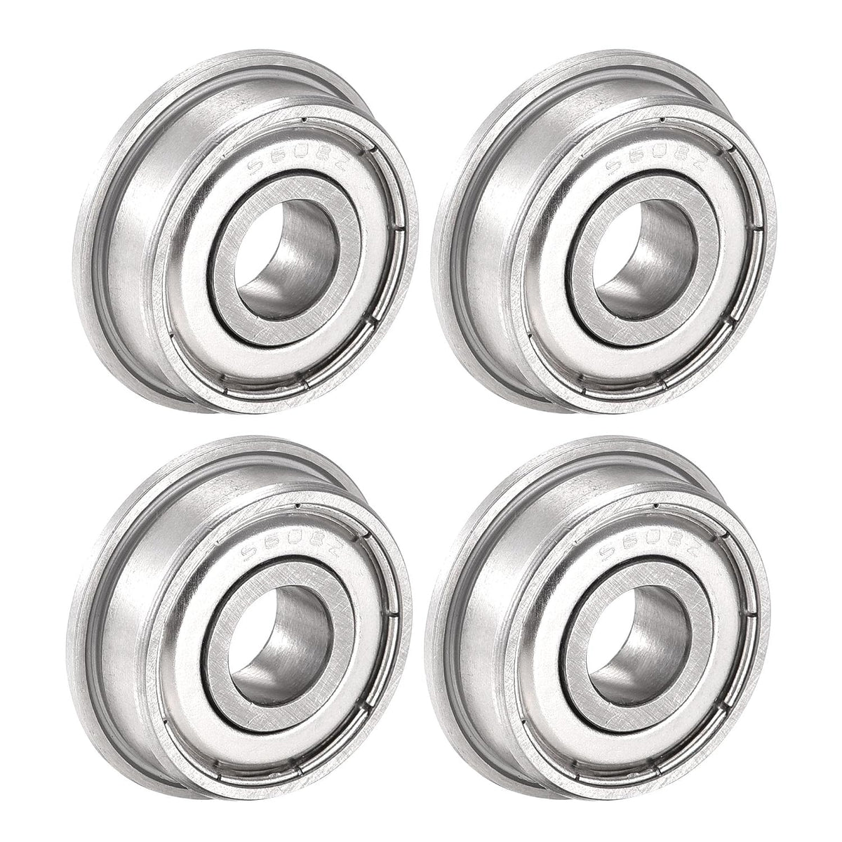 SF608ZZ Flanged Ball Bearing 8x22x7mm Double Shielded Stainless Steel Bearings 4pcs