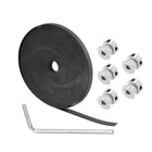 5mm 20 Teeth Timing Pulley Wheel and Timing Belt 5000mm Circumference 6mm Width Closed for 3D Printer