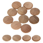 20Pcs Wood Button Plugs, 28mm / 1.1" Hardwood Screw Hole Plug Mushroom Wooden Caps Buttons Oak Wood Plug for Furniture Woodworking Craft Decor (35mm x 28mm)