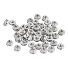 Self -Clinching Nuts,#4-40 x 0.11-Inch Stainless Steel Rivet Nut Round Head Steel Metal Sheet Mounting Hardware Fastener 50pcs