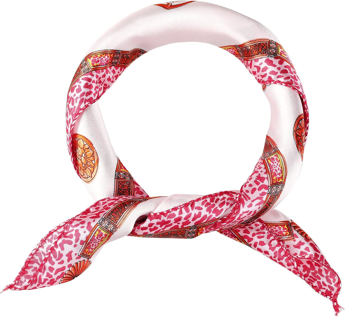 Women's Neckerchief Small Lightweight Scarves Headband Square Scarf