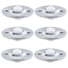Ball Transfer Bearing Unit 16mm 5/8" 22Lbs Nylon Flange-Mount Type for Transmission Pack of 6