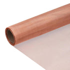 Copper Mesh Screen 12" x 118", 40 Mesh Copper Screen, Woven Wire Mesh Screen for Dense Filter, Fabric DIY Kit, Window Protection, 99.9% Pure Copper