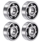 6303 Deep Groove Ball Bearings 17mm Bore 47mm OD 14mm Thick C3 Clearance Open Type Chrome Steel 4pcs