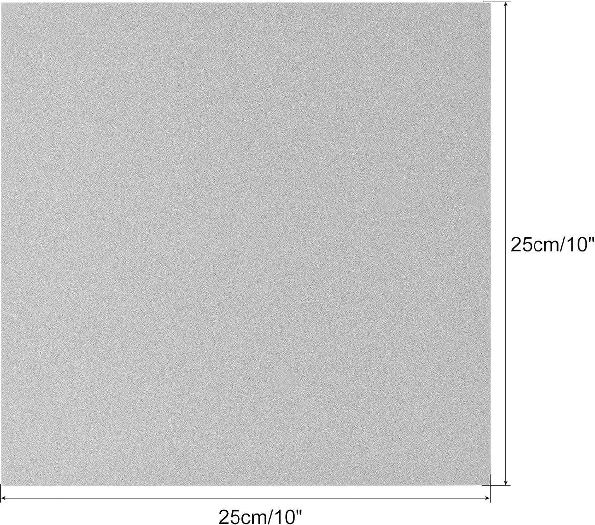 Grey EVA Foam Sheets 10 x 10 Inch 10mm Thickness for Crafts DIY Projects, 4 Pcs