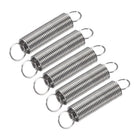 Compression Spring,8mm OD,0.8mm Wire Size,51mm Extended Length,30mm Free Length,304 Stainless Steel,2.9Lbs Load Capacity,Silver, Pack of 5