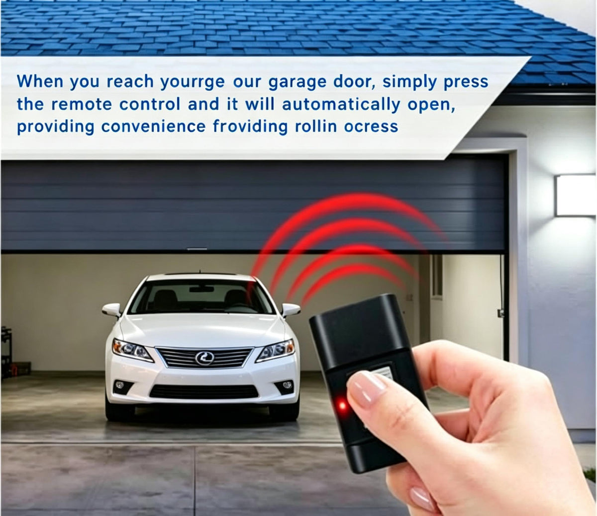 1 for 1050 Linear Stanley Multicode Garage Door Remote，Replace MCS105015