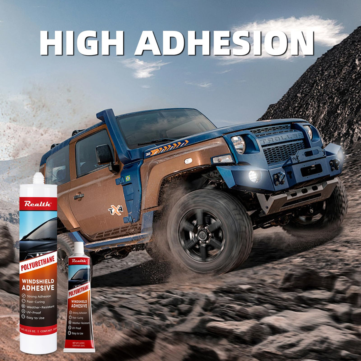 Polyurethane Windshield Adhesive & Sealant 50ML Weather Resistant
