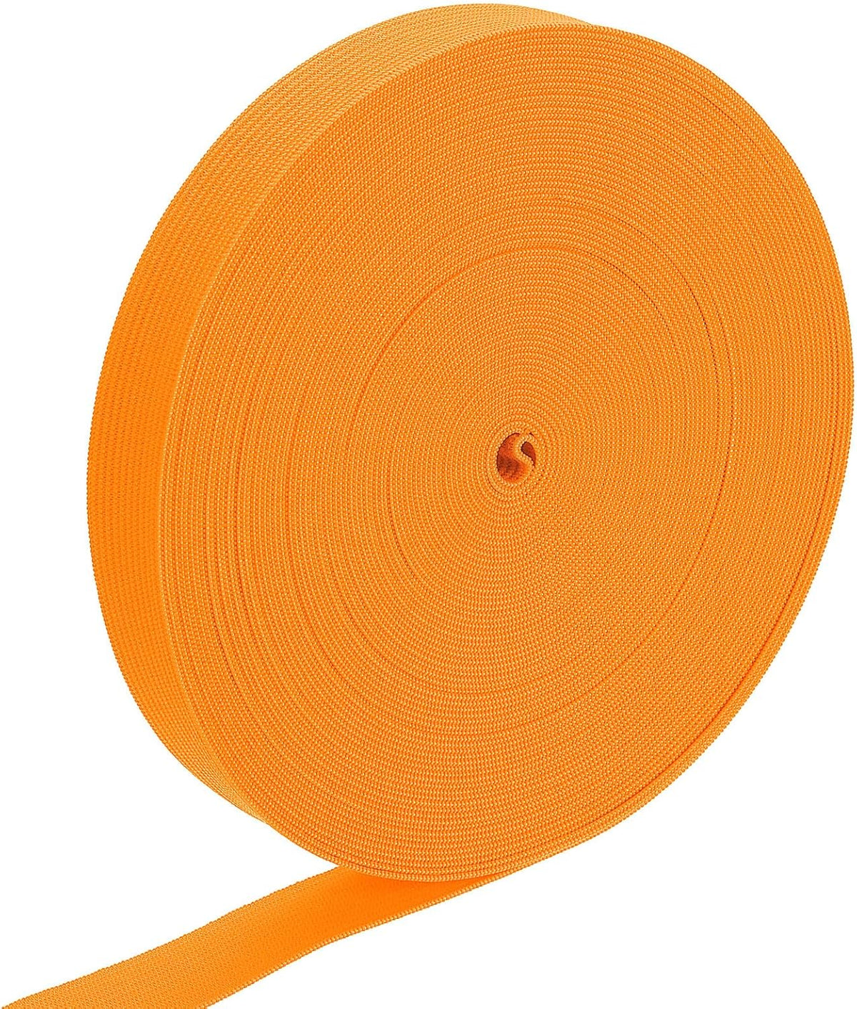 LinkMejor Elastic Band, 0.7" x 15 Yard Stretch Knit Elastic Bands Fabric Elastic Band for Sewing, Wigs, Waistband, Pants, Craft DIY (Orange)