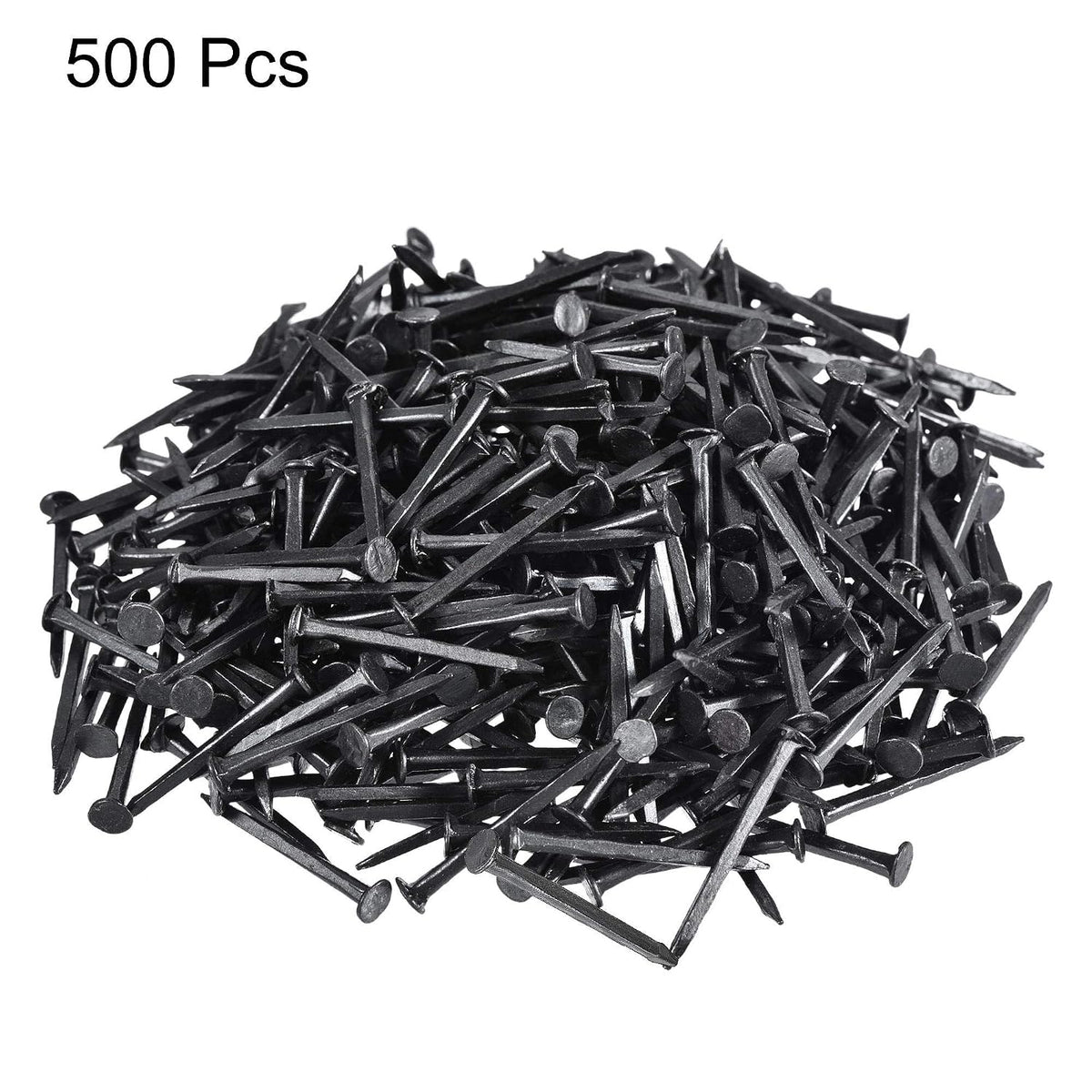 Metal Nails Tacks 1"(24mm) for Shoes Boots Leather Heels Soles Replacement Black 500pcs