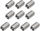 Wire Thread Inserts 1/2-13 UNC 2.5D 304 Stainless Steel Helical Type Coiled Wire Screw Repair Threaded Sleeve Steel Sheath 10pcs