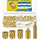 LinkMejor 152 Stück Wärmeverpackte Einsätze für 3D-Druckteile