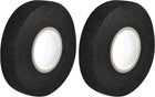Adhesive Cloth Fabric Tape Looms Single-Side 19mm x 15m Black 2 Pcs