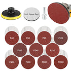 LinkMejor 113PCS 4 Tommer Vinkelsliber Sandingsdiske Polerpad Kit