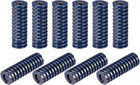 3D Printer Die Spring, 10pcs 16mm OD 45mm Long Spiral Stamping Light Load Compression Mould Die Springs for 3D Printer Electric Part, Blue