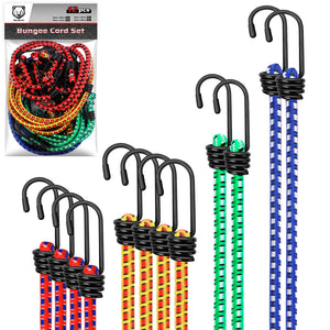 LinkMejor 12PCS Cavi Elastici Pesanti Outdoor, 15" 18" 24" 35"