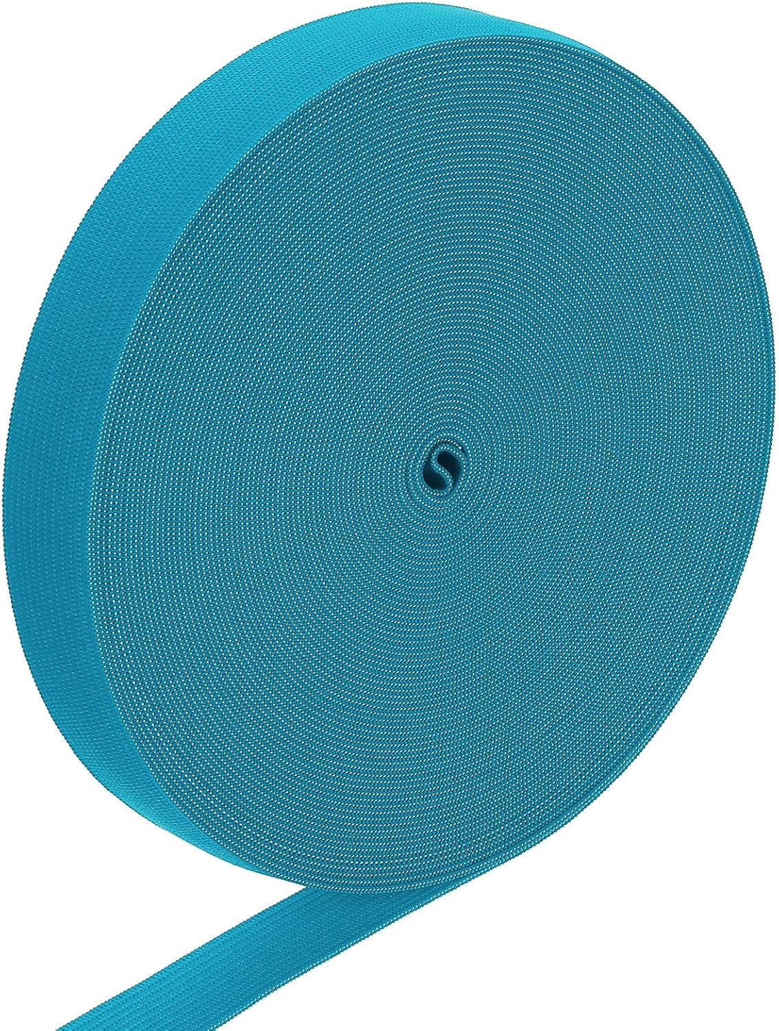 LinkMejor Elastic Band, 0.7" x 15 Yard Stretch Knit Elastic Bands Fabric Elastic Band for Sewing, Wigs, Waistband, Pants, Craft DIY (Lake Blue)