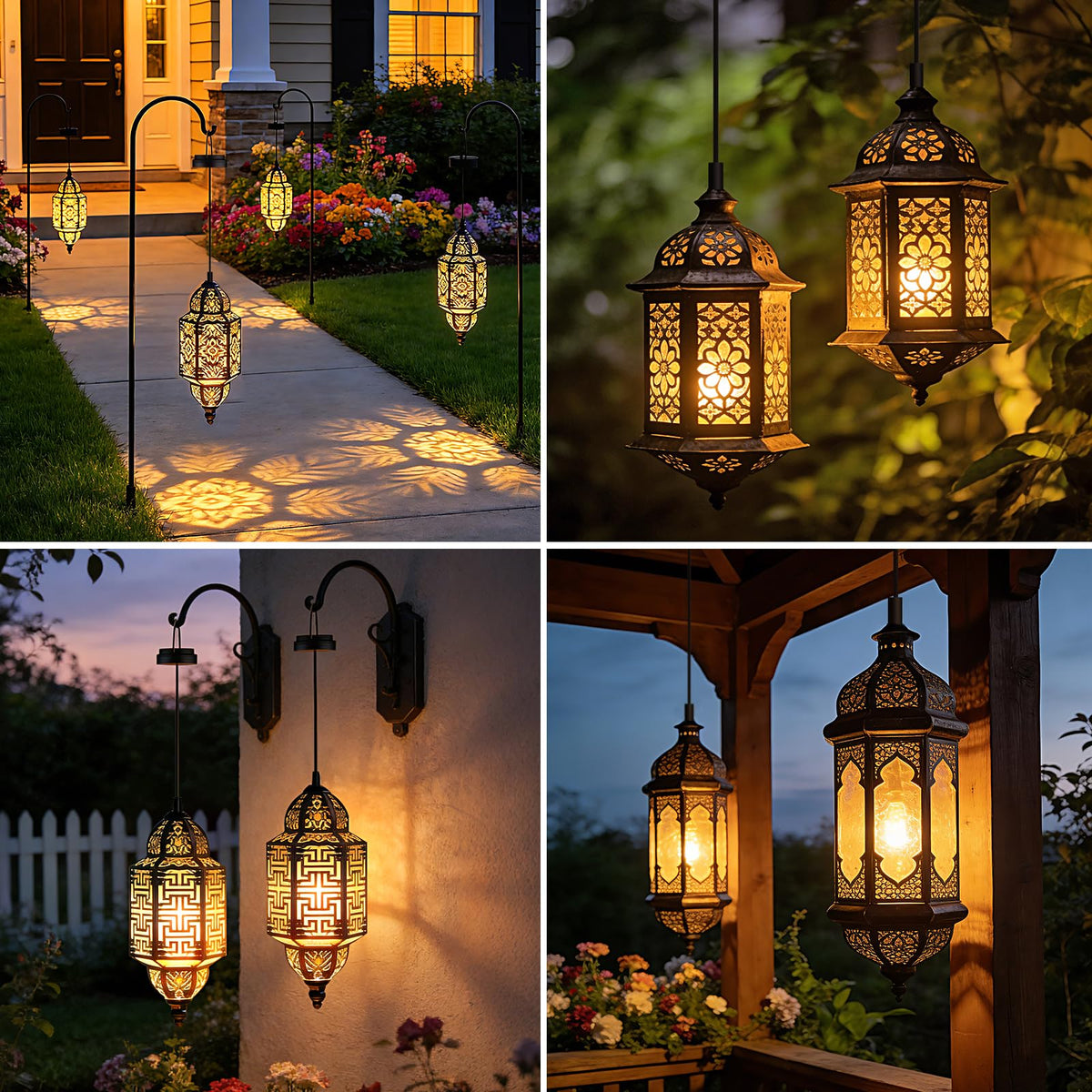 2 Pack Lumină Solar înlocuitor Topuri, Partea de Lumină suspendată Iglică, Impermeabil