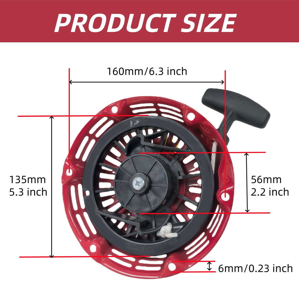 Asamblare de Start cu Cupă de Start Compatibilă cu Honda GX120 GX160 GX200