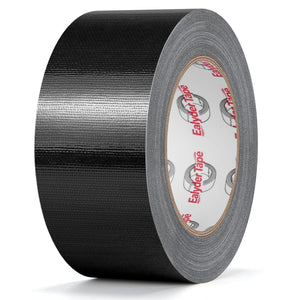 หน้าตากาดหน้าต่างที่ดื้อยาก 2" x 30Yd ผ้าติดน้ำมัน 1 ร滚 สีดำ