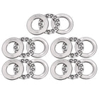 51104 Miniature Thrust Ball Bearing 20mm x 35mm x 10mm Chrome Steel with Washer 5pcs