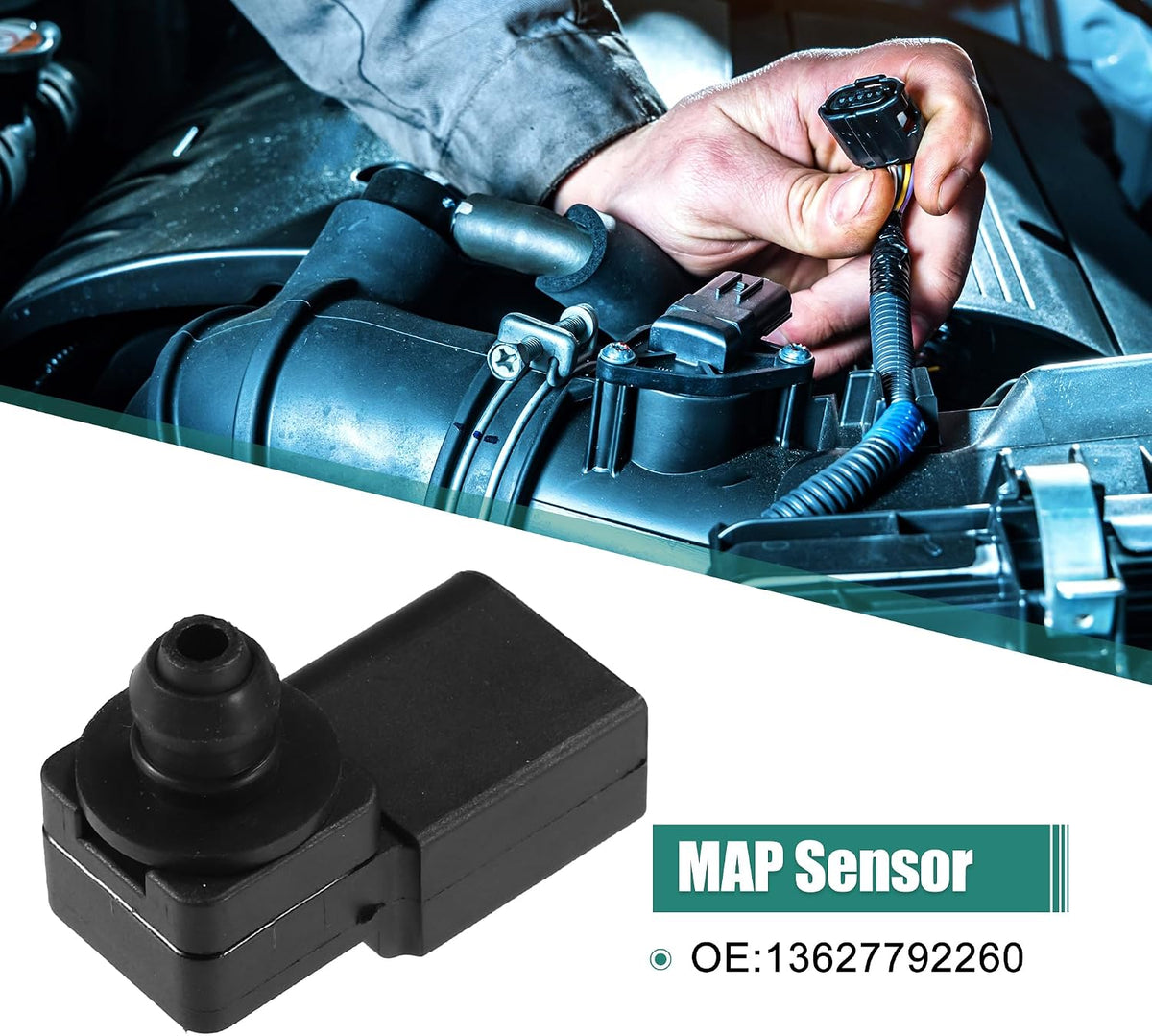 No.13627792260 BMW 335d 3.0L 2009-2011 Manifold Absolute Basınç Sensörü Değişimi
