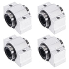 SCV13UU Linear Ball Bearing Slide Block Units, 13mm Bore Diameter 4pcs