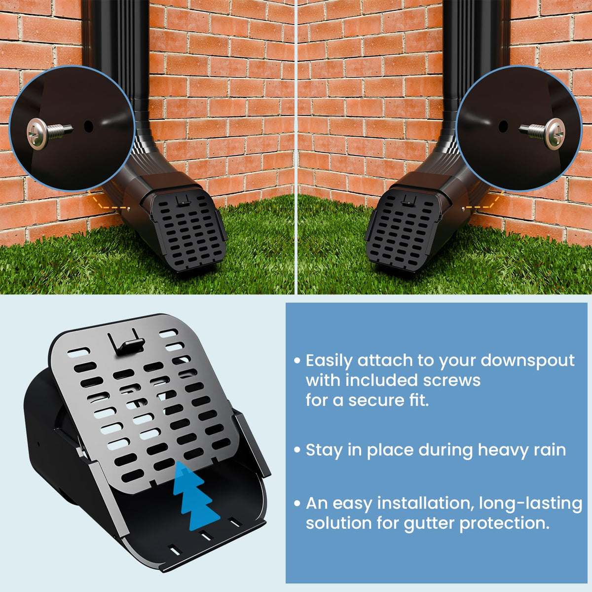 LinkMejor 2-Pack Typ-A 3" x 4" Rörstoppning för avlopp