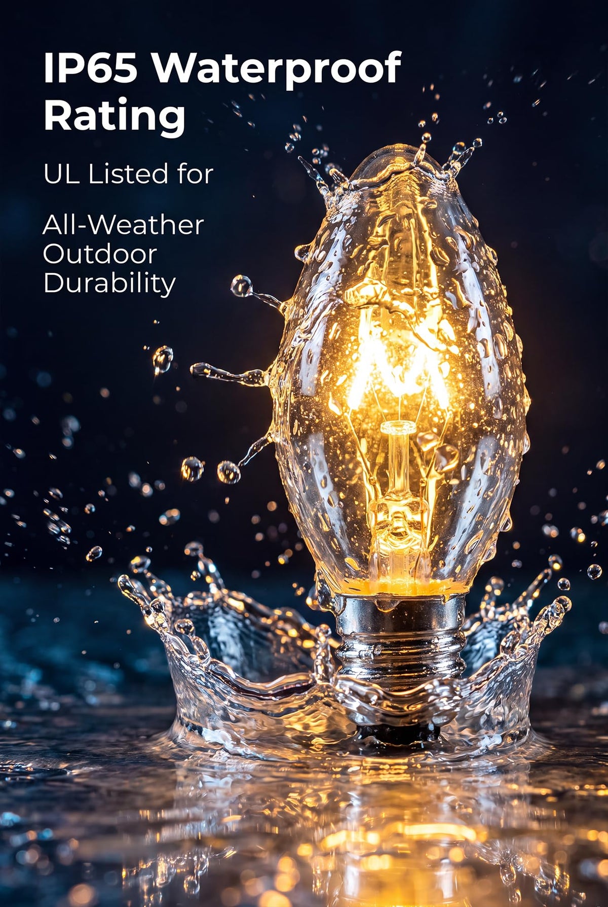 LinkMejor 25PK C7 Zastępcze Lampa, Światło Nocne na Święta, Przejrzysta