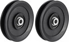 113mm Bearing Pulley Wheel Cable Fitness Equipment Accessories 2pcs