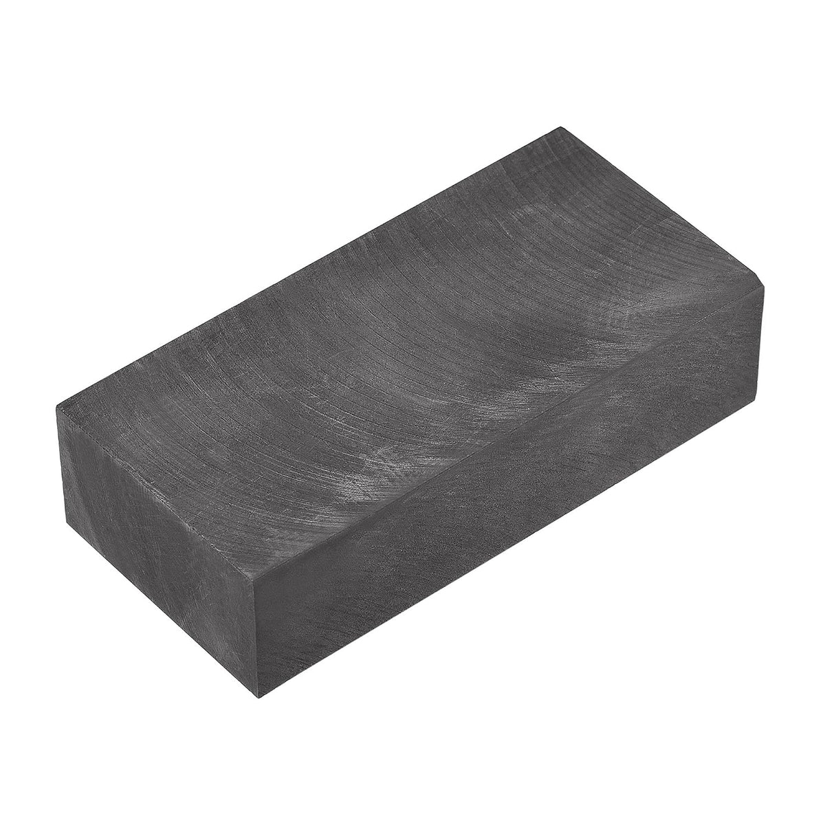 Graphite Plate 48mmx100mmx25mm Graphite Blank Block for Experimental Electrode Electrolysis Electroplating Black 1pcs