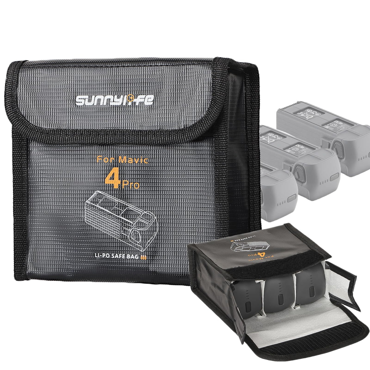 Pouch Kunci Api untuk Aksesoris DJI Mavic 4 Pro LinkMejor - Besar