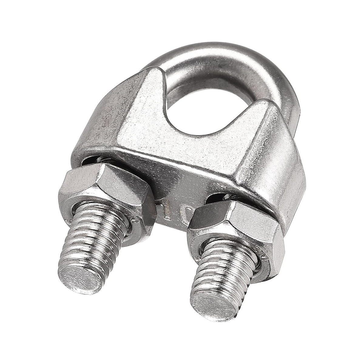 Wire Rope Clip Clamp M10 304 Stainless Steel for 10mm Diameter Cable, Pack of 8