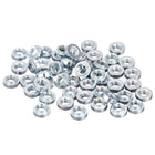 Self -Clinching Nuts,#10-32 x 0.13-Inch Carbon Steel with Zinc Plating Rivet Nut Round Head Steel Metal Sheet Mounting Hardware Fastener 50pcs