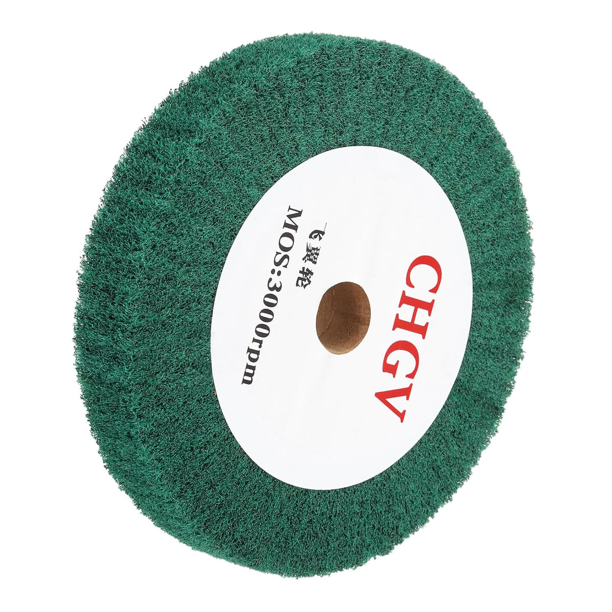 150x25x20mm 180 Grit Non-Woven Polishing Burnishing Wheel Nylon Wire Drawing Abrasive Flap Wheel for Surface Treatment Stainless Steel Copper Aluminum Green