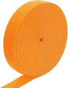 LinkMejor Elastic Band, 1" x 15 Yard Stretch Knit Elastic Bands Fabric Elastic Band for Sewing, Wigs, Waistband, Pants, Craft DIY (Orange)