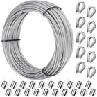 LinkMejor 1/16" Paslanmaz Kablo Tel 100FT