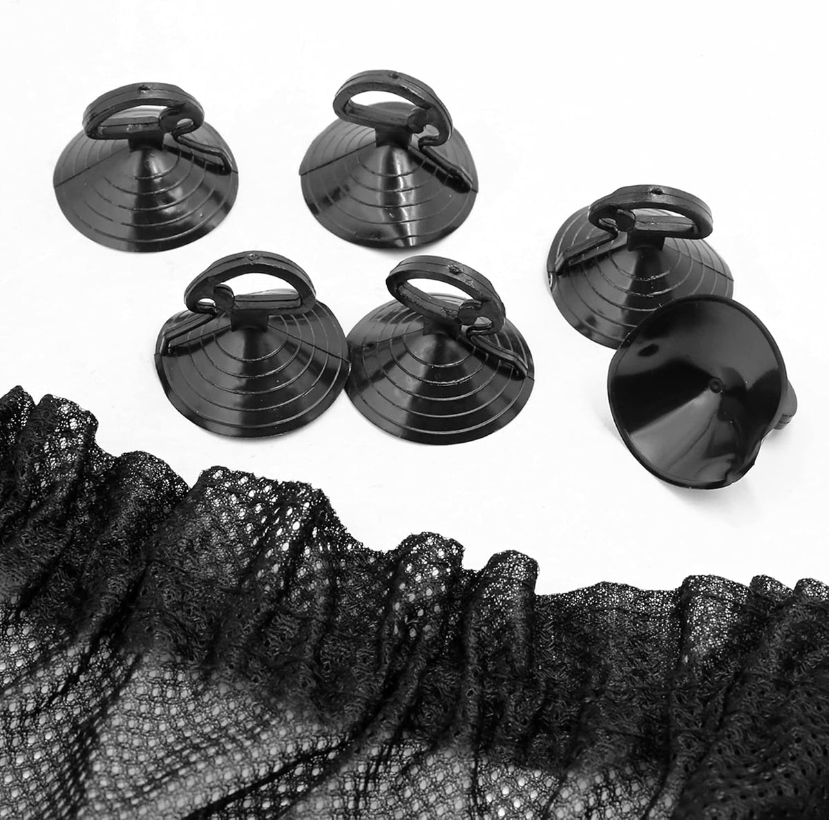 2 Pcs Black Car Foldable Sunshade Side Window Nylon Mesh Curtain Protection
