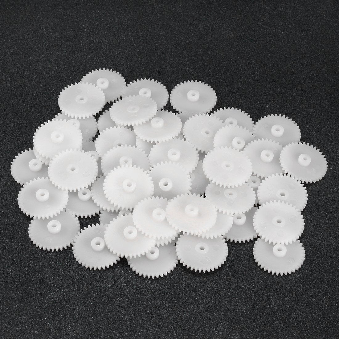 50pcs Gear Plastik 36 Garis Model 362A Gear Pengurangan Gear Plastik untuk Motor Mobil Robot RC