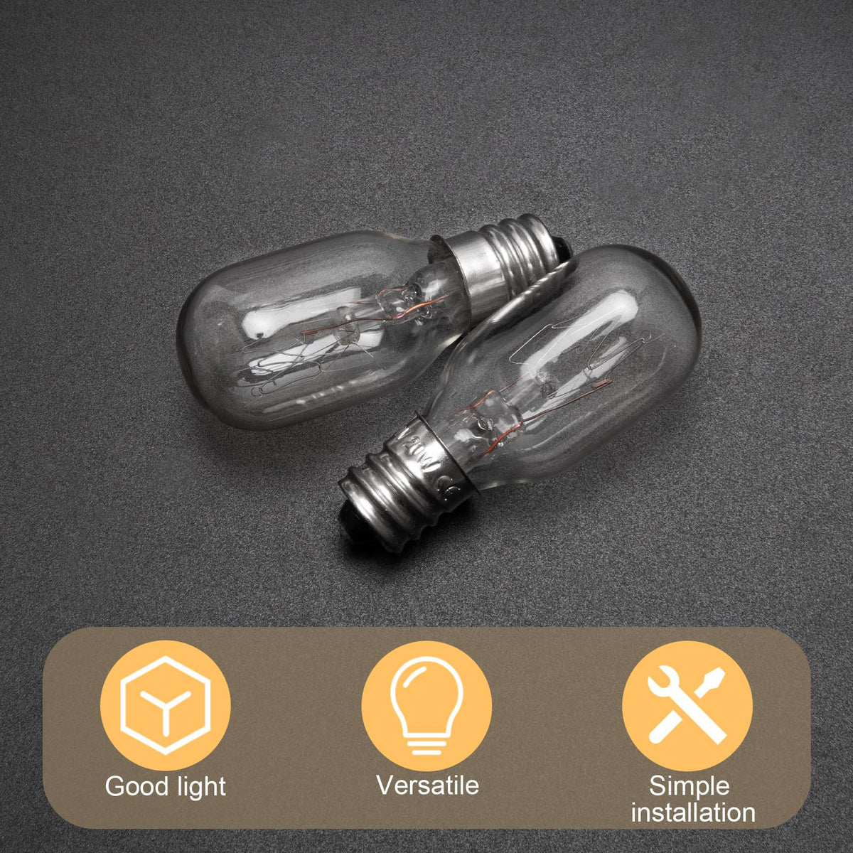 20W 120V Substituição Incandescente Para Espelho de Maquiagem Conair RP34B 2 Pacote
