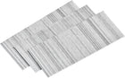 1000Pcs 18 Gauge Brad Nails, 2" Length Straight Finishing Nails, Galvanized Carbon Steel Nails for Woodworking Construction Silver