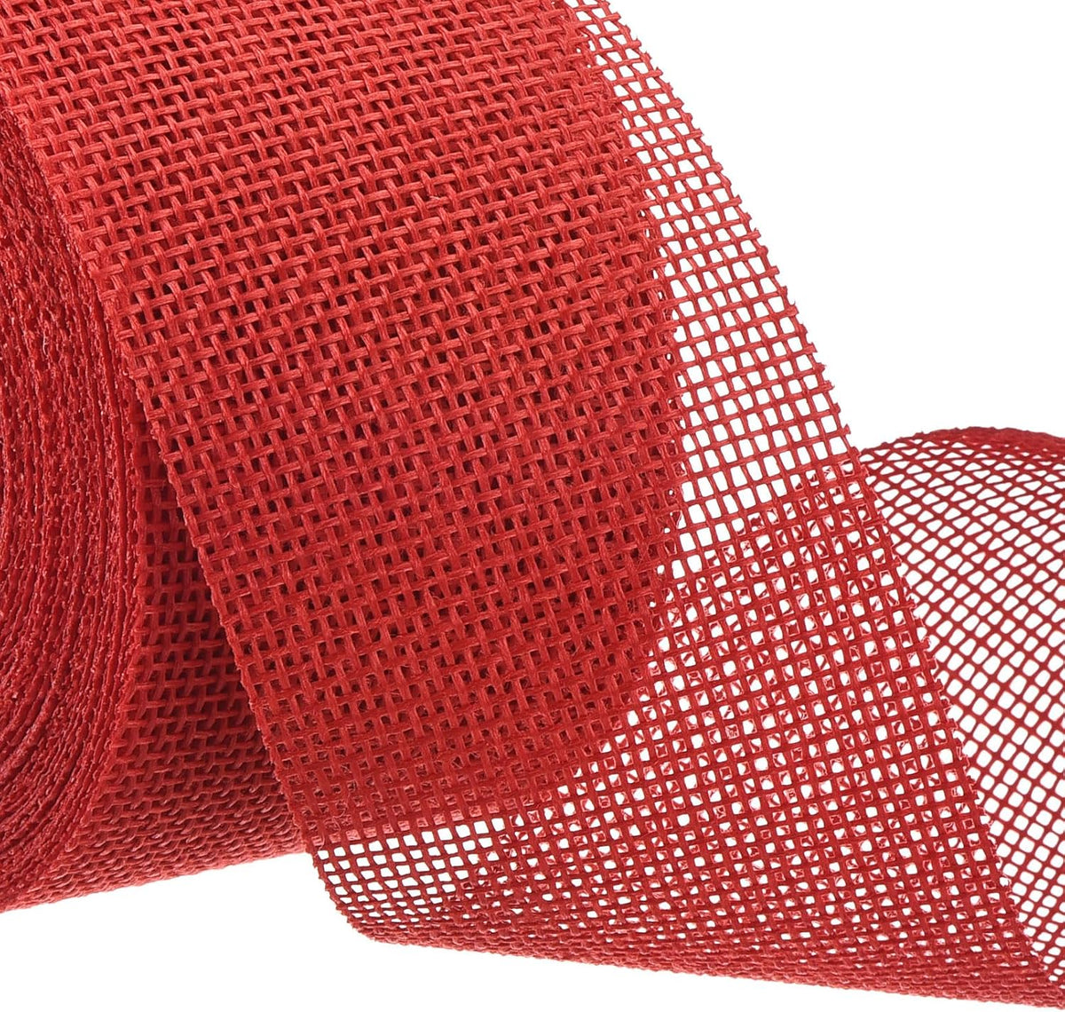 ブルラ ribbon, 2インチ幅 10ヤード ブルラワイヤードリボン ギフト包装 ホームウェディングデコレーション ワインレッド