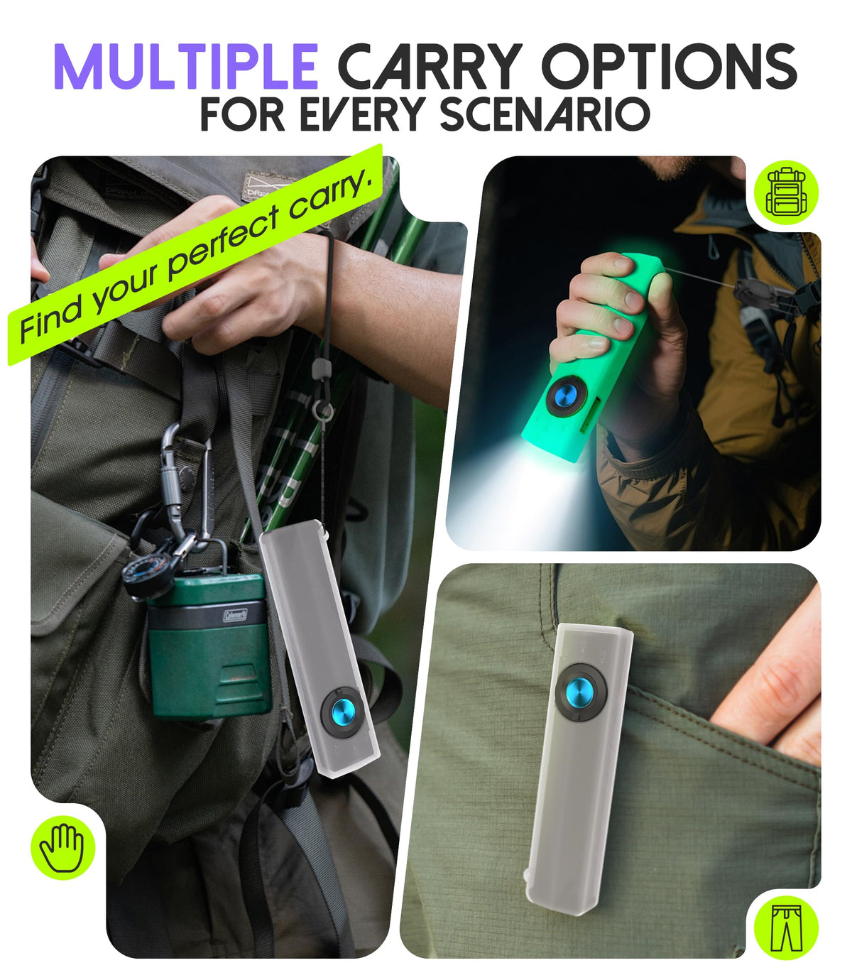 LinkMejor 2 Pack Zakje voor Zaklamp Beschermend Voor Olight ArkPro