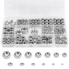 LinkMejor Nuci Metrice și SAE Hex, 196 Pachete 304 (A2-70) Nuci Hardware