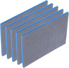 5pcs Sanding Sponge Block, 800-1000 Grit Sanding Sponge Pad 140mm x 114mm x 5mm Soft Foam Wet Dry Hand Sander Block Sandpaper for Model Metal Wood Furniture Polishing