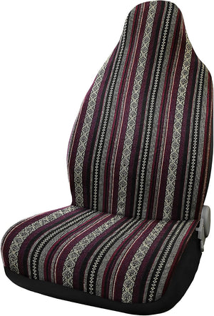 Universal Stripe Front Baja Kølesæde Dæksel Saddle Blanket til Bil SUV