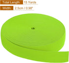 LinkMejor Elastic Band, 1" x 15 Yard Stretch Knit Elastic Bands Fabric Elastic Band for Sewing, Wigs, Waistband, Pants, Craft DIY (Light Green)