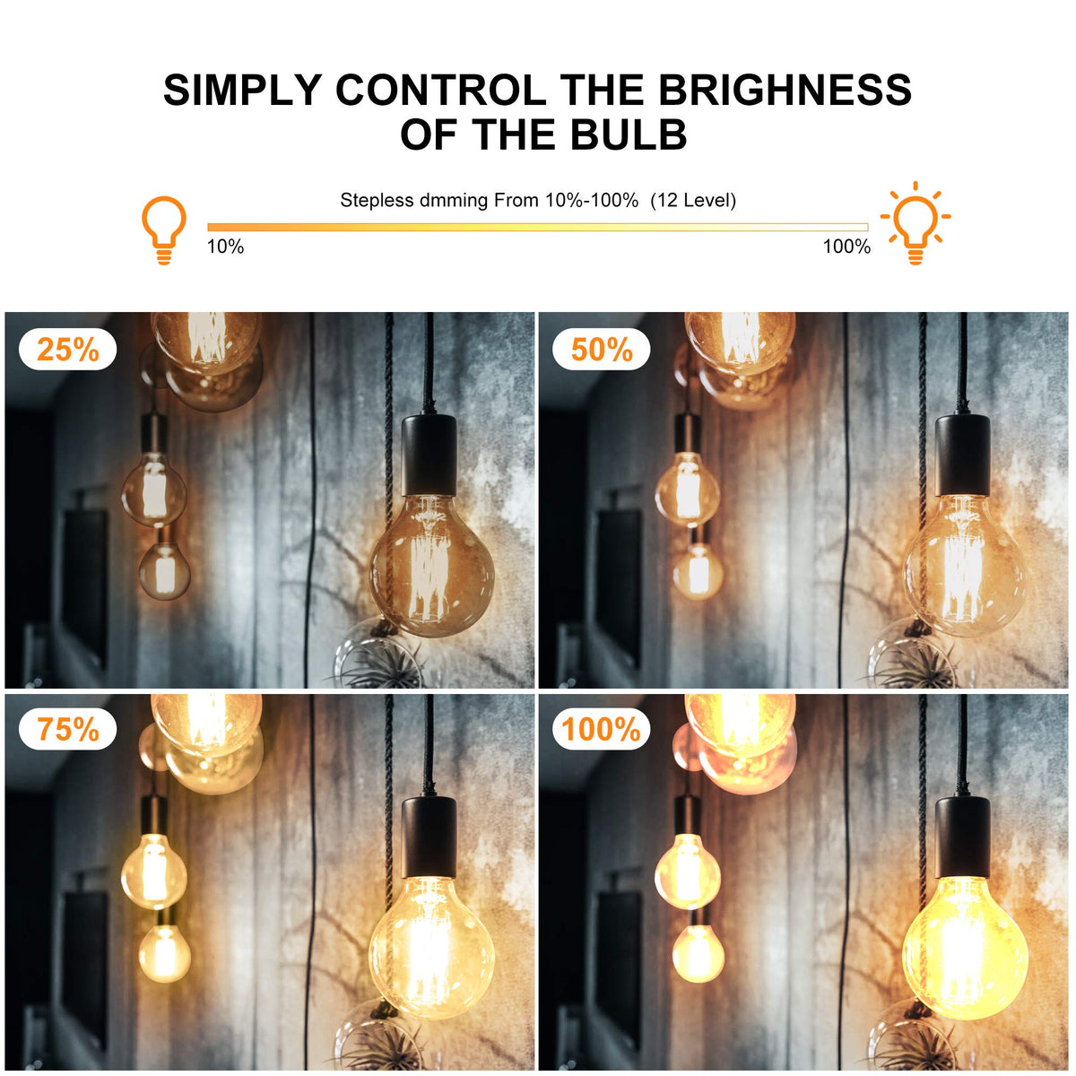 LinkMejor Outdoor Dimmer per luci a corda, 600W, sensore, telecomando e timer