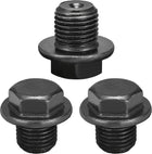Outer Hex Head Socket Pipe Fitting Plug M12x1.25 Male Thread Carbon Steel 3Pcs for Terminate Pipe Ends